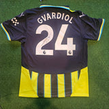 Joško Gvardiol Signed 2024/25 Manchester City Away Shirt