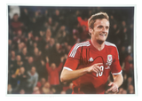 Andy King Signed Wales Photo