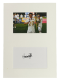 Ian Poveda Signed Leeds Display
