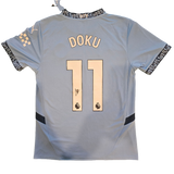 Jérémy Doku Signed 2024/25 Manchester City Home Shirt