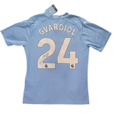 Joško Gvardiol Signed 2023/24 Manchester City Home Shirt