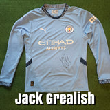 Jack Grealish Signed 2024/25 Manchester City Home Shirt