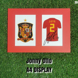 Jonny Otto Signed Spain Displays