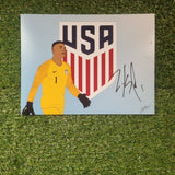 Zack Steffen Signed Limited Edition USA Prints