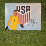 Zack Steffen Signed Limited Edition USA Prints