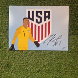 Zack Steffen Signed Limited Edition USA Prints