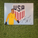 Zack Steffen Signed Limited Edition USA Prints