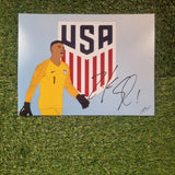 Zack Steffen Signed Limited Edition USA Prints