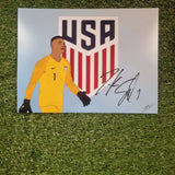 Zack Steffen Signed Limited Edition USA Prints
