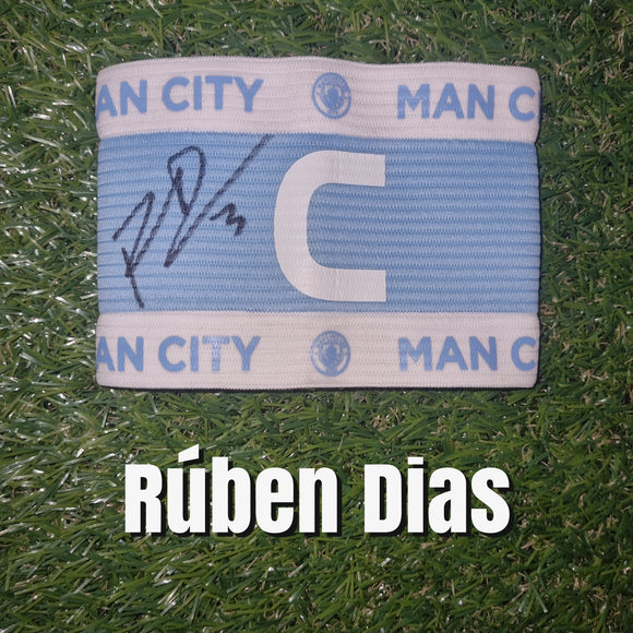 Rúben Dias Signed Captain's Arm Band