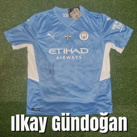 Ilkay Gündoğan Signed Manchester City Shirts
