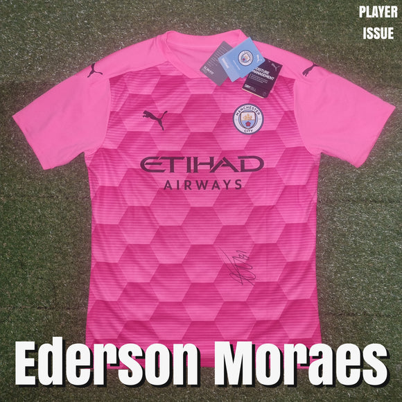 Ederson Moraes Signed Player Issue 2020/21 Manchester City Shirt