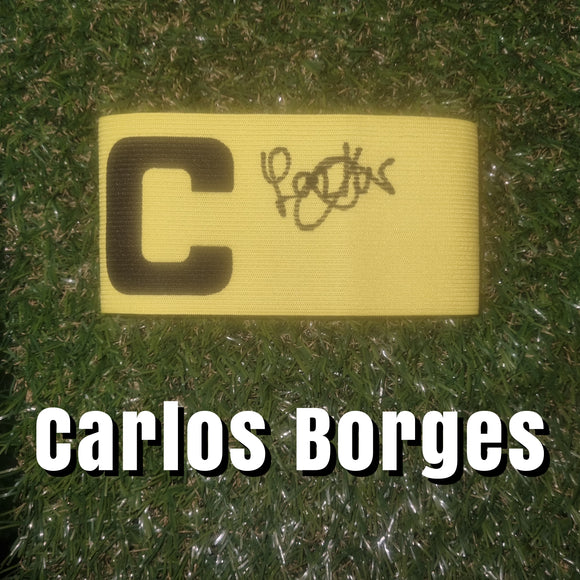 Carlos Borges Signed Captain's Arm Bands