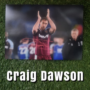 Craig Dawdon Signed West Ham Photo