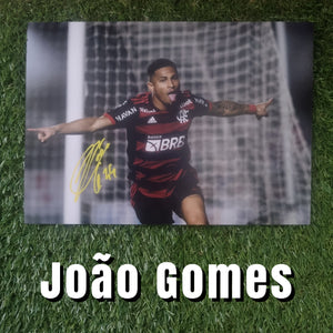 João Gomes Signed Flamengo Photos