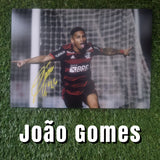 João Gomes Signed Flamengo Photos