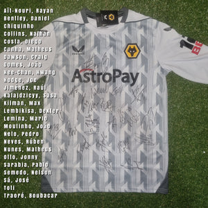 Squad Signed Wolverhampton Wanderers 2022/23 Third Shirt