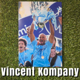 Vincent Kompany Signed Manchester City Photos