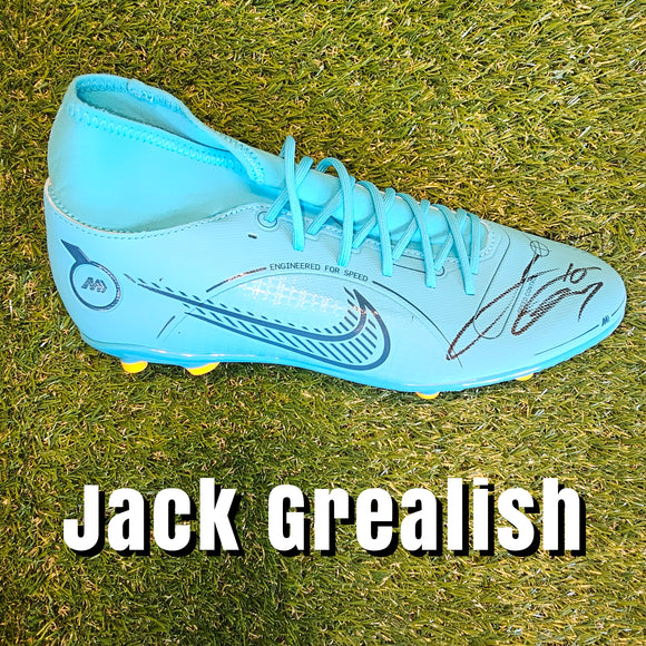 Jack Grealish signed Nike Boots