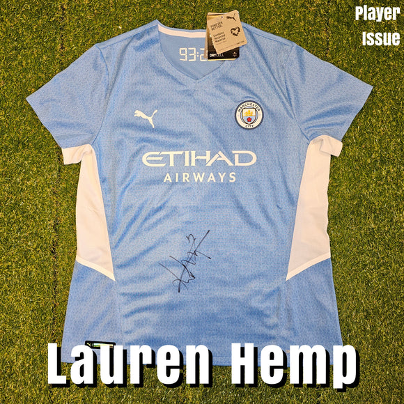 Lauren Hemp Signed Manchester City Shirts