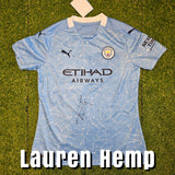 Lauren Hemp Signed Manchester City Shirts