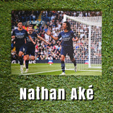 Nathan Aké Signed Manchester City Photos