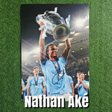 Nathan Aké Signed Manchester City Photos