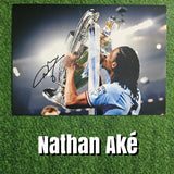 Nathan Aké Signed Manchester City Photos