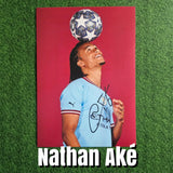 Nathan Aké Signed Manchester City Photos