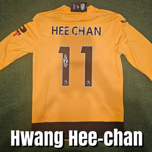 Hwang Hee-Chan Signed Wolverhampton Wanderers 2022/23 Home Shirt