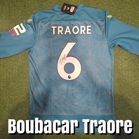 Boubacar Traore Signed Wolverhampton Wanderers 2022/23 Away Shirt