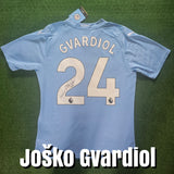 Joško Gvardiol Signed 2023/24 Manchester City Home Shirt