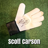 Scott Carson Signed Goalkeeper Gloves