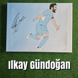 Ilkay Gündoğan Signed Custom Canvases