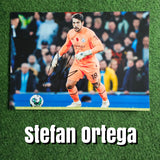 Stefan Ortega Signed Manchester City Photos