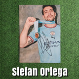 Stefan Ortega Signed Manchester City Photos