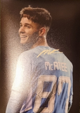 James McAtee Signed Manchester City Photos
