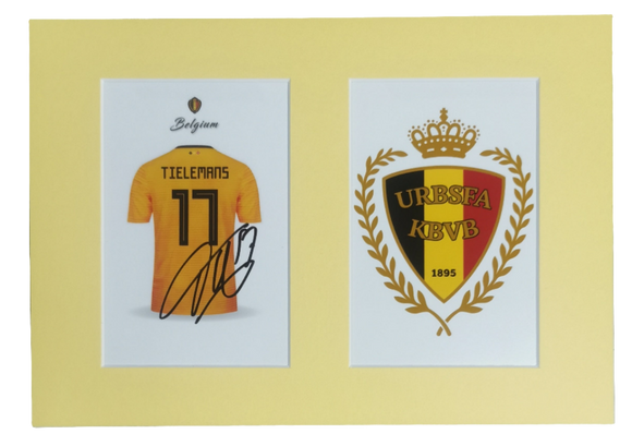 Youri Tielemans Signed Belgium Displays