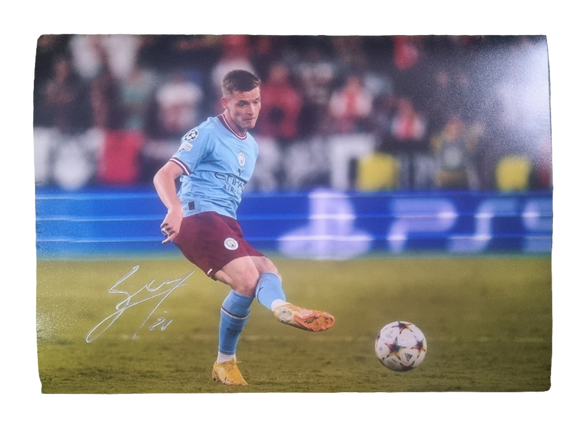 Sergio Gómez Signed Manchester City Photos