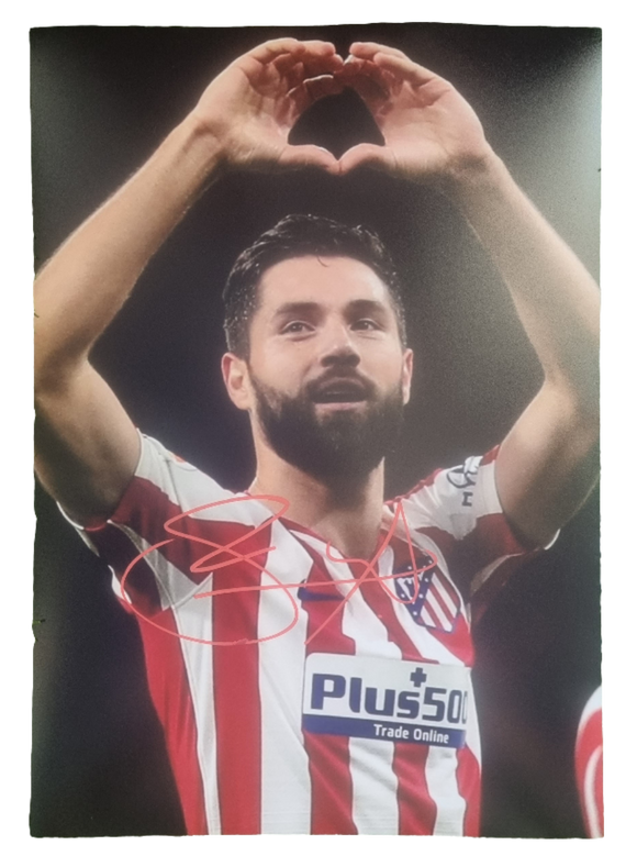 Felipe Signed Atlético de Madrid Photos