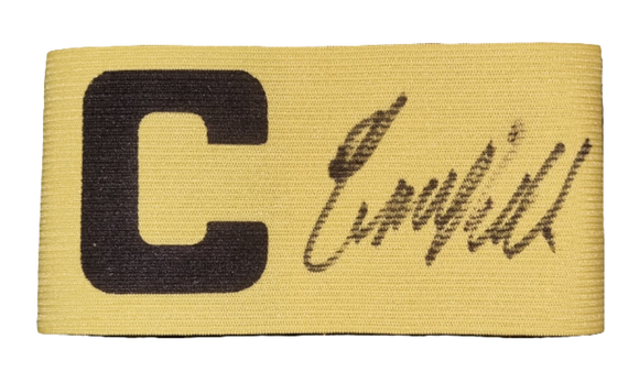 Tommy Booth Signed Captain's Arm Band