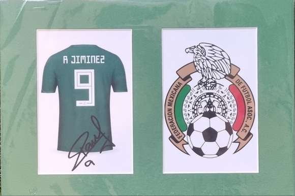 Raúl Jiménez Signed Mexico Displays