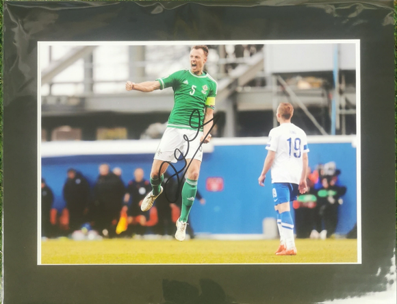 Jonny Evans Signed Northern Ireland Display