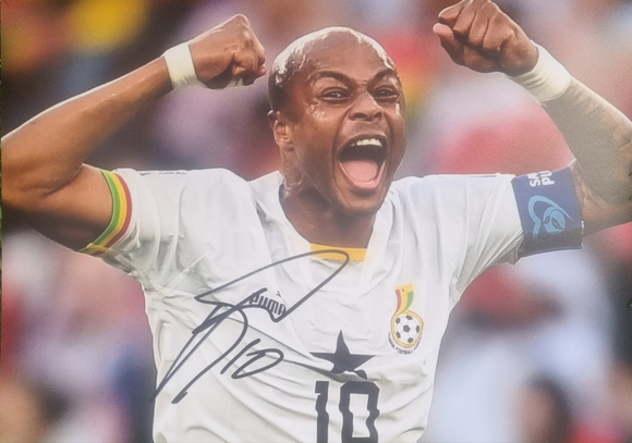 André Ayew Signed Ghana Photos