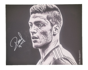 Raul Jimenez Signed Custom Canvas