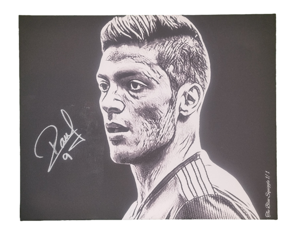 Raul Jimenez Signed Custom Canvas