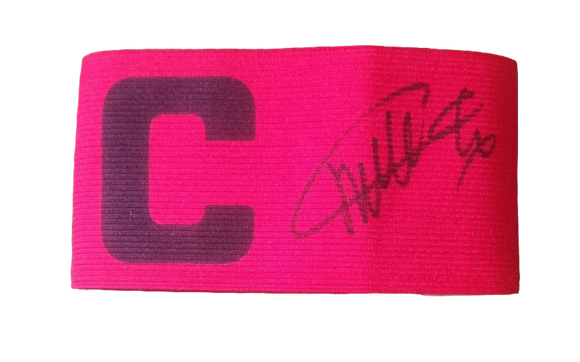 Joe Worrall Signed Captain's Arm Band