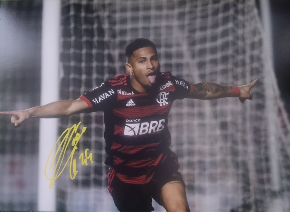 João Gomes Signed Flamengo Photos