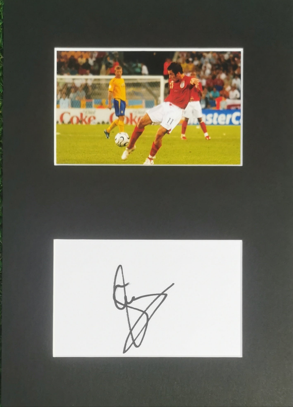 Joe Cole Signed England Displays