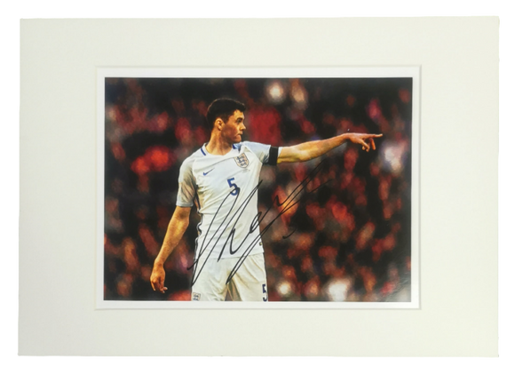 Michael Keane Signed England Display